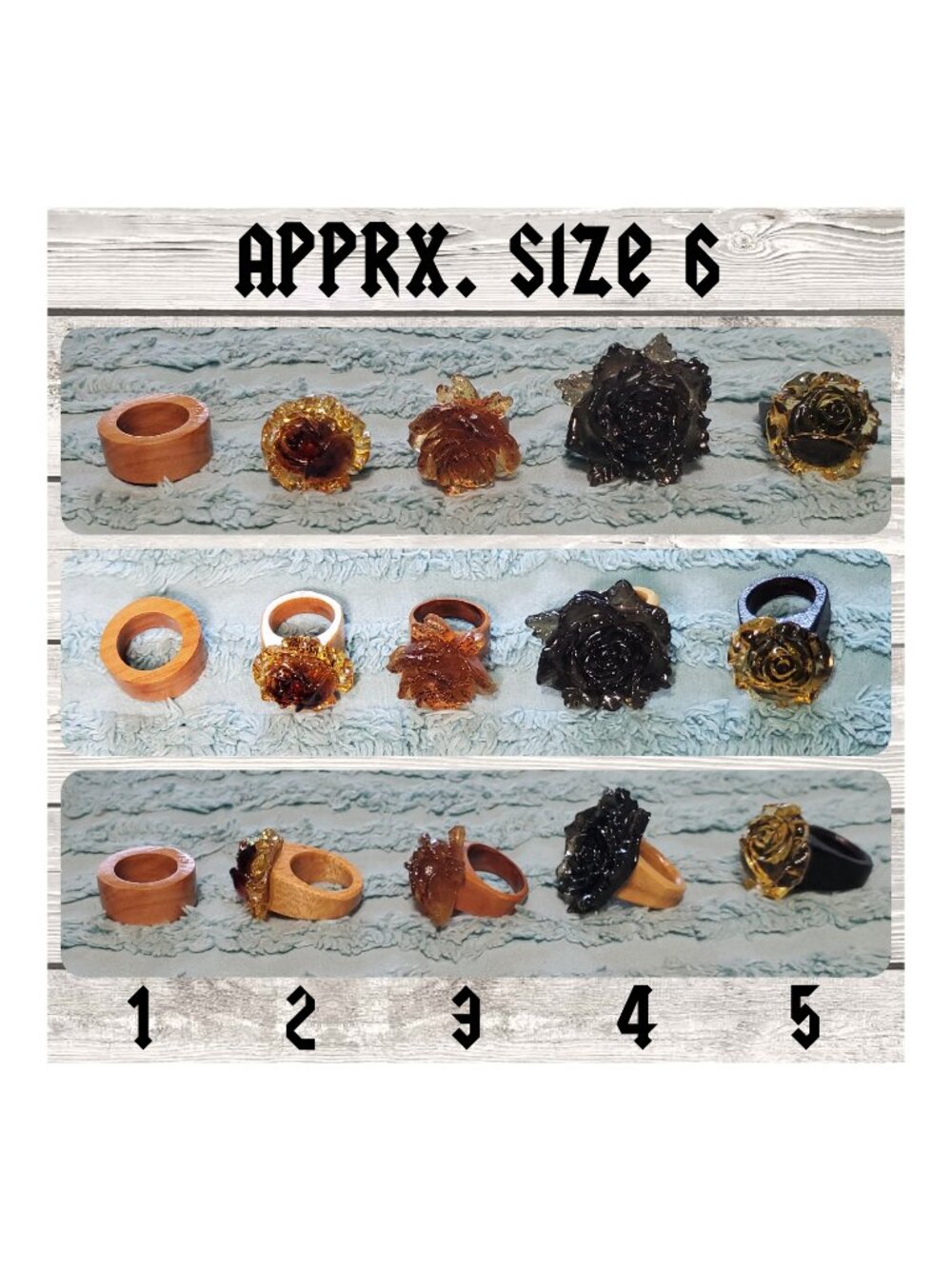 Handmade Wooden Rings